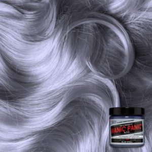 manic panic blue steel на волосах