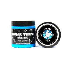 Lunar Tides Cyan Sky