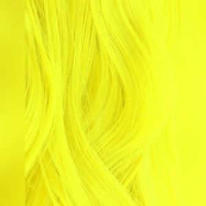 Краска для волос Iroiro 300 Neon Yellow на волосах