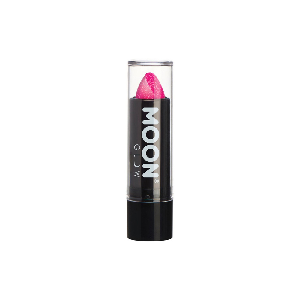 Губная помада Moon Glow - Neon UV Glitter Lipstick, Magenta