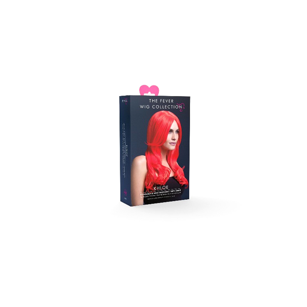 Парик Fever Khloe Wig, Neon Red
