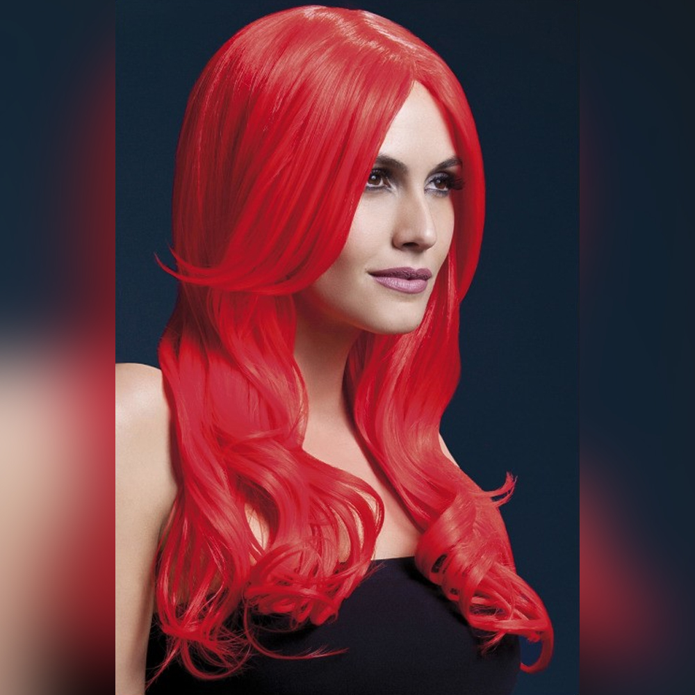Парик Fever Khloe Wig, Neon Red2