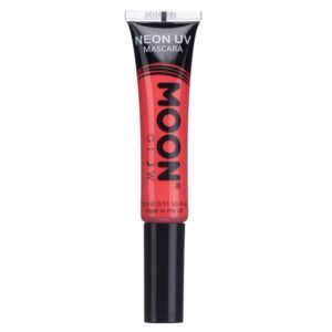 Moon Glow Intense Neon UV Mascara, Red