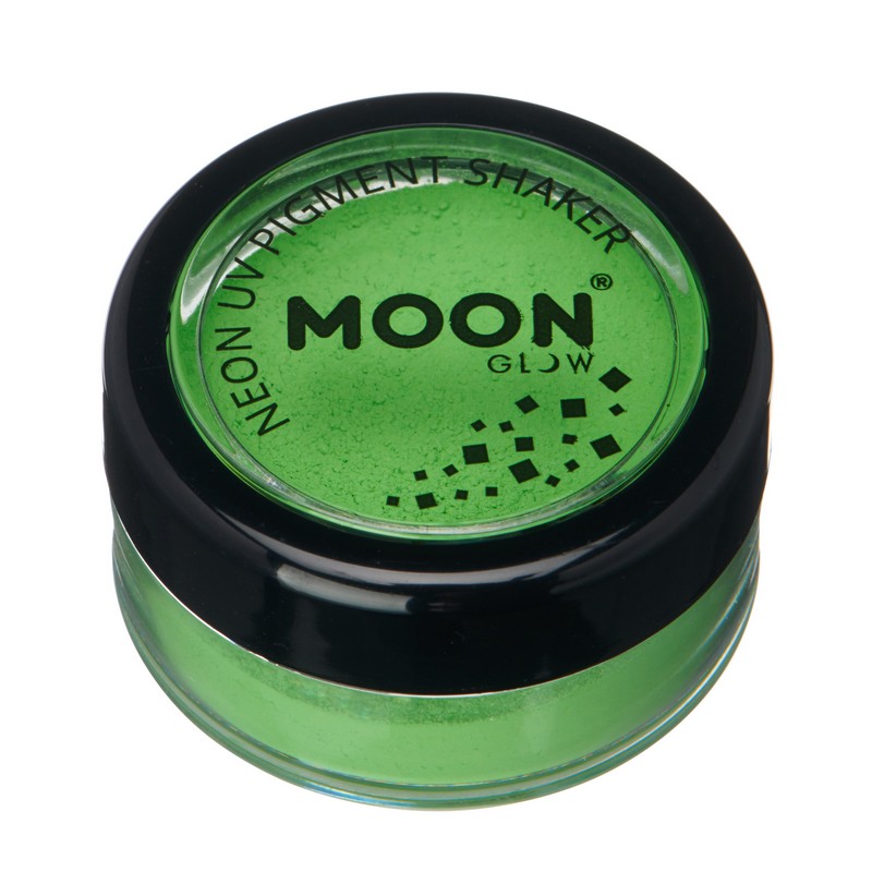 Moon Glow Intense Neon UV Pigment Shakers, Green Moon Glow Intense Neon UV Pigment Shakers, Green