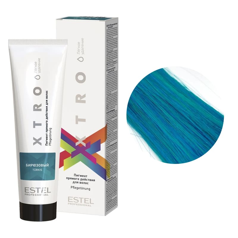 estel xtro бирюзовый Пигмент estel xtro бирюзовый