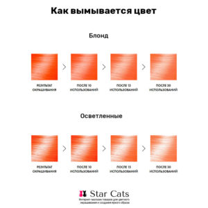 Bad Girl Mad Orange на волосах
