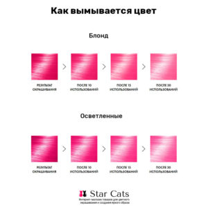 Bad Girl Wild Wild Rose на волосах