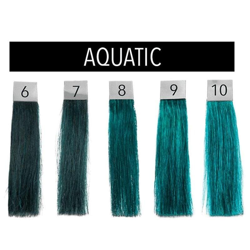 Краска для волос Pulp Riot Aquatic на волосах Краска для волос Pulp Riot Aquatic на волосах
