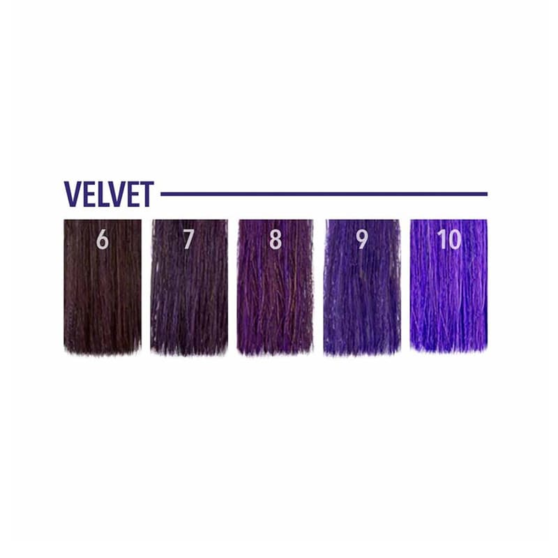 Краска для волос Pulp Riot Velvet на волосах Краска для волос Pulp Riot Velvet на волосах